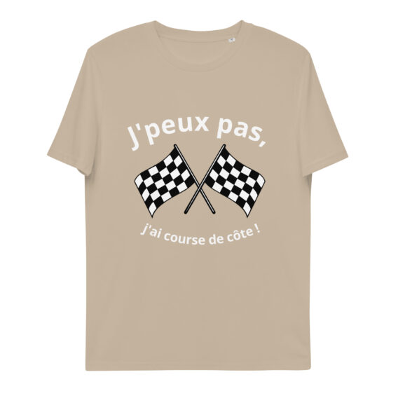 T-shirt classique femme " j'peux pas, j'ai course de côte ! "