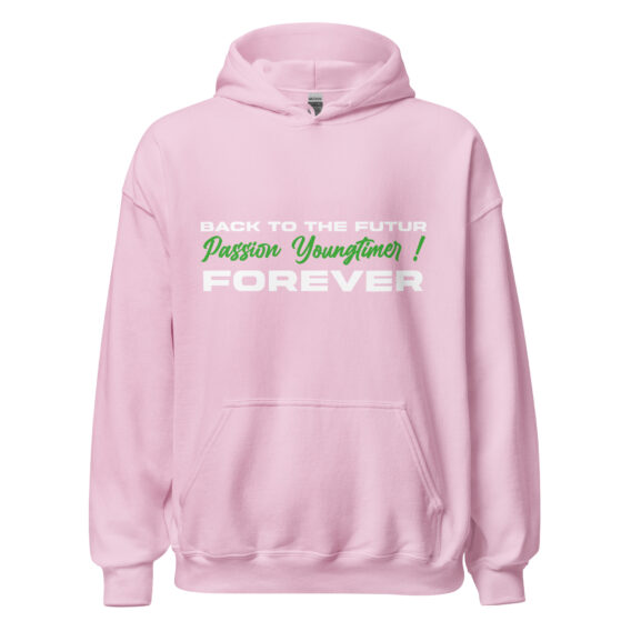Sweat à capuche Back to the futur, passion youngtimer, forever