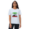 T-shirt en coton biologique rally addict, the engine of my life