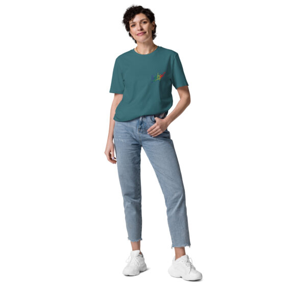 T-shirt femme en coton biologique CLIO V6 VIVE LE SPORT