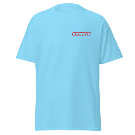 T-shirt 205 gti en rouge dégradé
