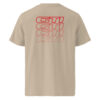 T-shirt femme en coton bio 205 gti en rouge dégradé