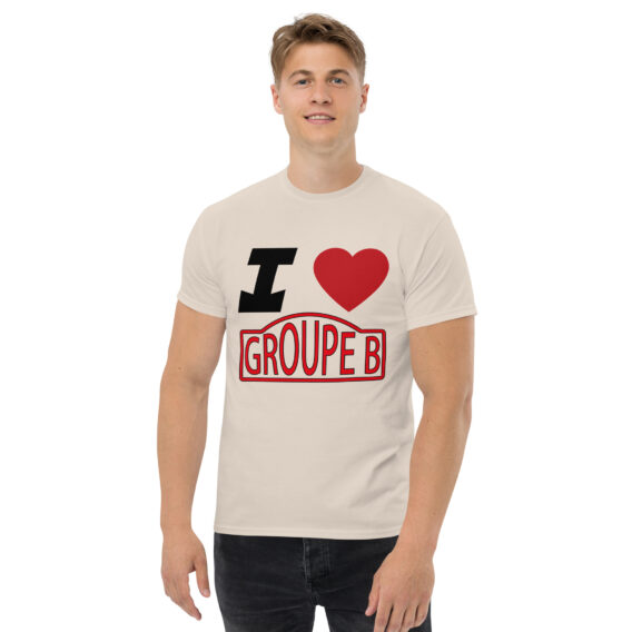 T-shirt i love groupe b
