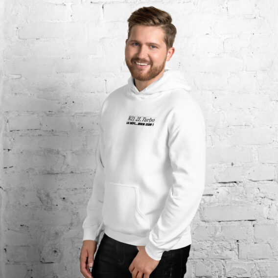 Sweat à capuche R21 Turbo "Le défi... bien zûr !" :